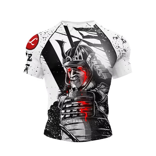 Elevate Your Game with Our New Men’s MMA Rashguard Set - 4Pcs Brazilian Grappling T-Shirt and Shorts for Ultimate Performance in Boxing and Jiu Jitsu